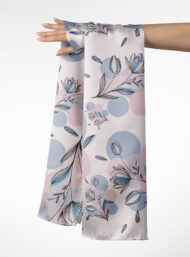 Bloom flower style with grey,pink colors - Image 3