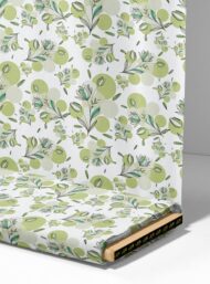 Bloom flower style with green,white colors - Image 4