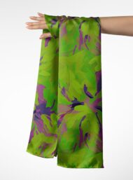 Leaf nature style with green,purple colors - Image 3