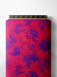 Bloom flower style with red,purple colors