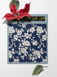 Petal flower style with white, blue colors - Image 6