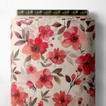 Bloom flower style with red,pink colors