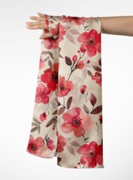 Bloom flower style with red,pink colors - Image 3