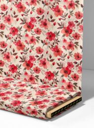 Bloom flower style with red,pink colors - Image 4