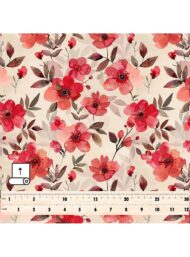 Bloom flower style with red,pink colors - Image 5