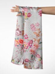 Bloom flower style with pink,green colors - Image 3