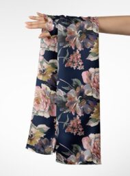 Bloom flower style with pink,green colors - Image 3