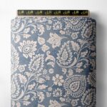 Leaf flower style with grey, white colors