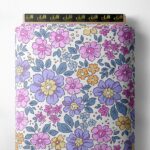 Bloom flower style with pink,purple colors