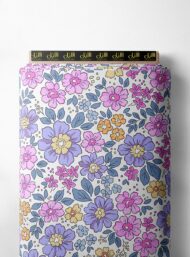 Bloom flower style with pink,purple colors