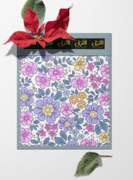 Bloom flower style with pink,purple colors - Image 6