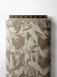 Leaf flower style with brown,grey colors