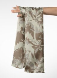 Leaf flower style with brown,grey colors - Image 3