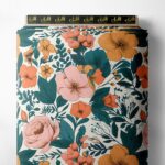 Petal flower style with pink,orange colors