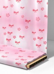 Bow flower style with pink,red colors - Image 4