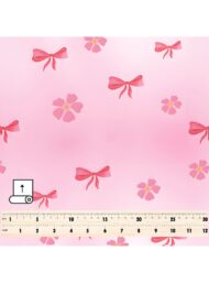 Bow flower style with pink,red colors - Image 5