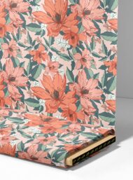 Petal flower style with pink,green colors - Image 4