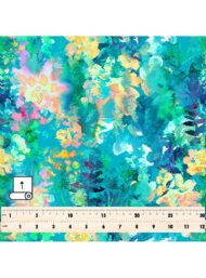 Leaf flower style with green,blue colors - Image 5