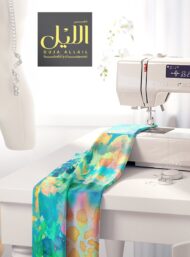 Leaf flower style with green,blue colors - Image 7