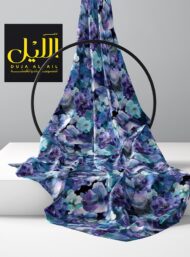 Bloom flower style with blue,purple colors - Image 2