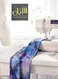 Bloom flower style with blue,purple colors - Image 7