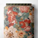 Petal flower style with red,pink colors