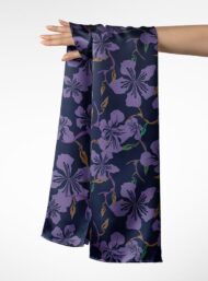 Petal flower style with purple,green colors - Image 3