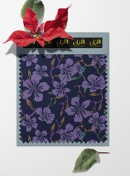 Petal flower style with purple,green colors - Image 6