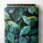 Leaf nature style with green,yellow colors