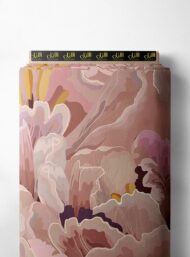 Petal flower style with pink,brown colors