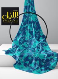 Bloom flower style with blue, green colors - Image 2