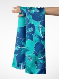 Bloom flower style with blue, green colors - Image 3