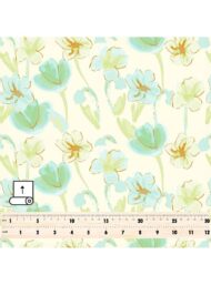 Bloom flower style with blue,green colors - Image 5