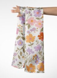 Bloom flower style with pink,green colors - Image 3