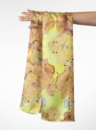 Bloom flower style with yellow,brown colors - Image 3