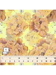 Bloom flower style with yellow,brown colors - Image 5