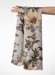 Bloom flower style with brown,green colors - Image 3