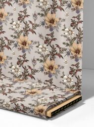 Bloom flower style with brown,green colors - Image 4