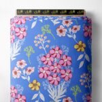 Petal flower style with pink,blue colors