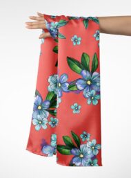 Bloom flower style with blue,green colors - Image 3