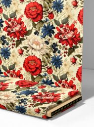 Petal flower style with red,blue colors - Image 4