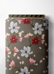 Bloom flower style with red,pink colors