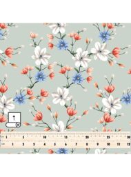 Bloom flower style with white,pink colors - Image 5