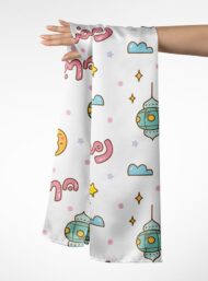 Lamp mixed style with yellow,blue colors - Image 3