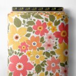 Petal flower style with yellow,pink colors