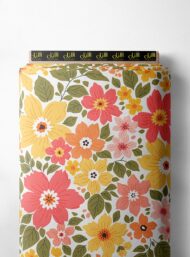 Petal flower style with yellow,pink colors