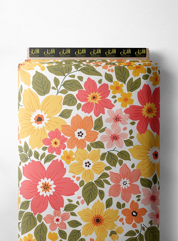 LAI02-0989_1-1.jpg Petal flower style with yellow,pink colors - Image 1