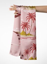 Palm nature style with pink,green colors - Image 3