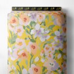 Petal flower style with yellow,pink colors