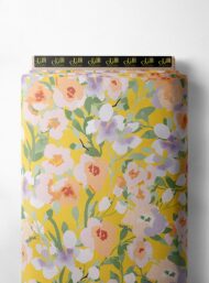 Petal flower style with yellow,pink colors